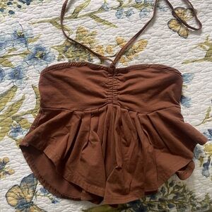 SHEIN Chocolate Brown Top